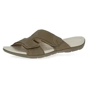 Klapki i japonki damskie - CAPRICE Klapki damskie 9-9-27107-20 płaskie, herb nubuc, 38 EU - miniaturka - grafika 1