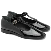 Baleriny - Baleriny damskie z paskiem Ryłko Z2NL3___ _3TBF R.37,5 - miniaturka - grafika 1