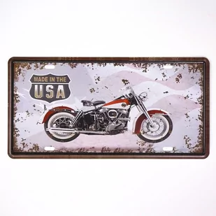 Plakat Tabliczka dekoracyjna metalowa MOTOR 1 - Plakaty - miniaturka - grafika 1