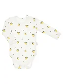 Body dla niemowląt - Dziewczęce body bawełna długi rękaw cytrynki Nicol,r.92 - miniaturka - grafika 1