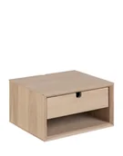 Szafki nocne - Szafka nocna Century, drewniana, podwieszana, mała - miniaturka - grafika 1