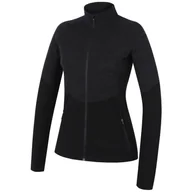Bluzy sportowe damskie - Bluza damska MOOA Merino 3D 240 Rozmiar: S / Kolor: czarny - miniaturka - grafika 1