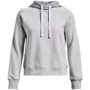 Bluza damska Under Armour Rival Fleece CB Hoodie szara 1373031 014-L - Bluzy damskie - miniaturka - grafika 1