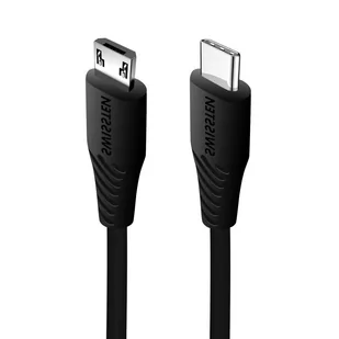 SWISSTEN Kabel USB Typ-C Micro USB SWISSTEN 1 m Czarny - Kable USB - miniaturka - grafika 1