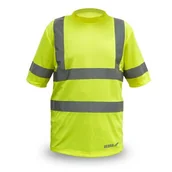 Odzież robocza - DEDRA Koszulka męska, t-shirt BH81T1- XXL odblaskowa, żółta rozm XXL - miniaturka - grafika 1