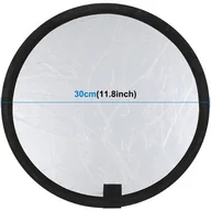 Kamery sportowe - Blendy fotograficzne Puluz 30cm (srebrna, złota) + futerał - miniaturka - grafika 1