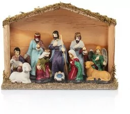 Szopka bożonarodzeniowa - 17 cm - Ceramico - Ikony i obrazy sakralne - miniaturka - grafika 1