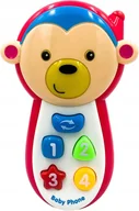 Zabawki interaktywne dla dzieci - Zabawkowy telefon dla dzieci małpka z dźwiękiem - miniaturka - grafika 1
