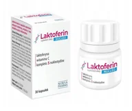 Suplementy diety - NORSA PHARMA Laktoferin NUCLEO (Laktoferyna, Kompleks 5 nukleotydów, Wit. C) 30 Kapsułek wegańskich - miniaturka - grafika 1