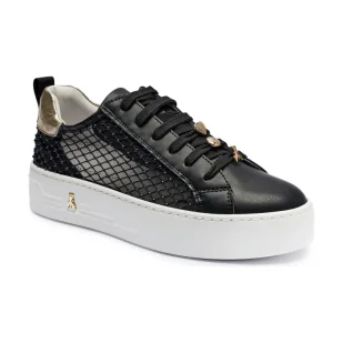 Patrizia Pepe Skórzane sneakersy - Buty dla dziewczynek - miniaturka - grafika 1