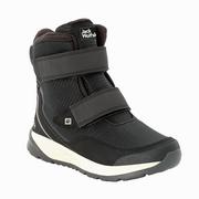 Buty dla dziewczynek - Buty zimowe dla dzieci Jack Wolfskin POLAR BEAR TEXAPORE HIGH VC K black / grey - 29 - miniaturka - grafika 1