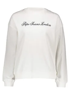 Pepe Jeans Bluza w kolorze białym - Bluzy damskie - miniaturka - grafika 1