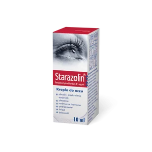 Polpharma Starazolin krople do oczu 10 ml 4601604 - Krople do oczu - miniaturka - grafika 1