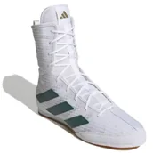 Kimona, stroje i obuwie - Adidas Buty Bokserskie Box Hog 4 White - miniaturka - grafika 1
