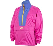 Kurtki męskie - Nike Męska kurtka sportowa NSW ICN CLSH JKT, różowy ogień/szafir/laser pomarańczowy, M - miniaturka - grafika 1