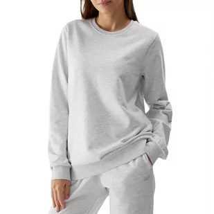 Bluza 4F WSS24TSWSF095427M - szara - Bluzy sportowe damskie - miniaturka - grafika 1