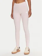 Spodnie damskie - adidas Legginsy Future Icons 3-Stripes IW5293 Różowy Slim Fit - miniaturka - grafika 1