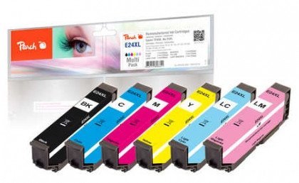Tusz Peach Patrone Peach Epson Photo Nr. 24XL MultiPack Retail Comp. - PI200-293