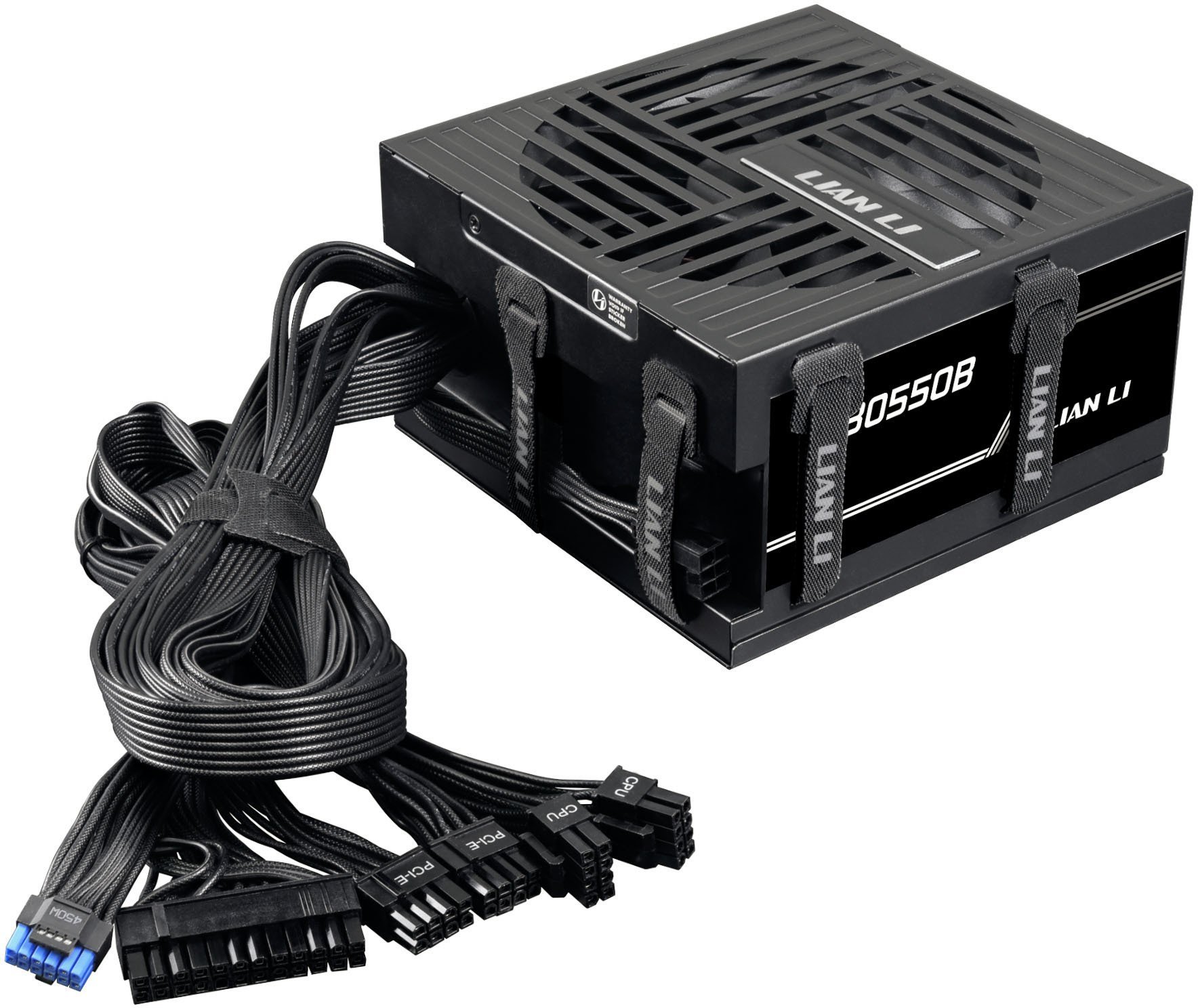 Lian-Li Zasilacz Lian Li RB Series 80 PLUS Bronze Zasilacz, półmodularny, ATX 3.1 - 550 Watt, czarny G9P.RB0550B.B000.EU
