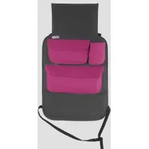 Tuloko Organizer podróżnika 2w1 szary z różowym 3006 - Akcesoria do fotelików - miniaturka - grafika 1
