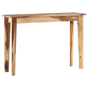 vidaXL Stolik konsola, 110 x 35 x 76 cm, lite drewno mango vidaXL - Konsole i sekretarzyki - miniaturka - grafika 1