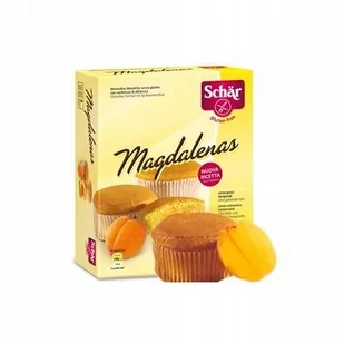 Schär Magdalenas - bezglutenowe babeczki z nadzieniem morelowym 4x50g - Zdrowa żywność - miniaturka - grafika 1