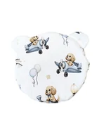 Kołdry i poduszki dla dzieci - Bonjour Cherie Poduszka bambusowa Miś 30/30 Benji - miniaturka - grafika 1