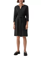 Sukienki - s.Oliver BLACK LABEL Sukienka damska, szara/czarna, 38 - miniaturka - grafika 1