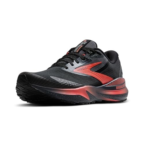 BROOKS Damskie trampki Adrenaline GTS 24 Weatherized, 37,5 EU, Czarny Heban Gorący Koral, 37.5 EU