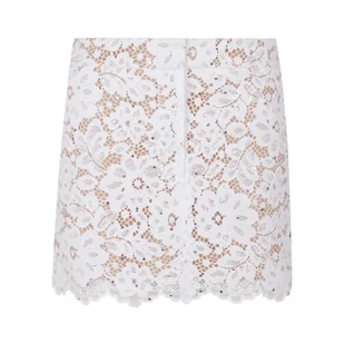 gonne casual donna michael kors - floral lace mini skrt - bianco - Spódnice - miniaturka - grafika 1