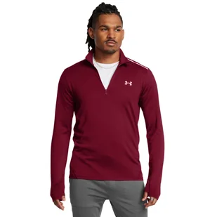Męska bluza treningowa Under Armour UA Vanish Cold Weather 1/4 Zip - czerwona - UNDER ARMOUR - Bluzy sportowe męskie - miniaturka - grafika 1