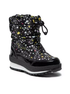 Buty dla dziewczynek - Tommy Hilfiger Śniegowce Technical Bootie T1A5-32032-1239 Czarny - grafika 1