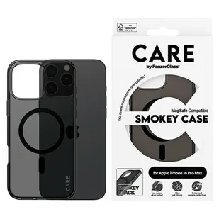 CARE by PanzerGlass Flagship Case iPhone 16 Pro Max 6.9" dymny/smokey MagSafe 1352 - Etui i futerały do telefonów - miniaturka - grafika 1