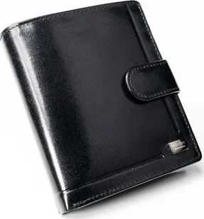 Rovicky Pionowy portfel z zapięciem z wyszczególnioną sekcją na dokumenty, skórzany Rovicky Nie dotyczy - Portfele - miniaturka - grafika 1