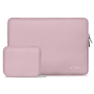 Etui na laptopa TECH-PROTECT Neoslim 15-16 cali Różowy + Torba na akcesoria NEOSLIM LAPTOP 15-16 DUSTY ROSE - Torby na laptopy - miniaturka - grafika 1