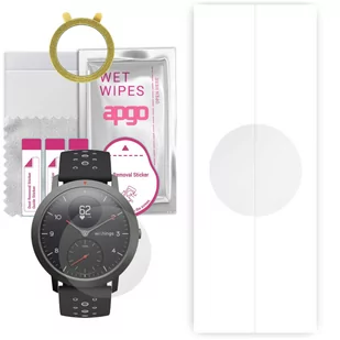 1x Folia hydrożelowa do Withings Activite Steel HR Sport - apgo Smartwatch Hydrogel Protection Ochrona na ekran smartwatcha - Akcesoria do smartwatchy - miniaturka - grafika 1