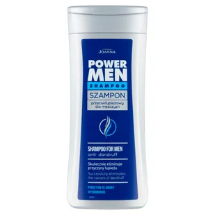 Joanna Power Men - Szampon do włosów przeciwłupieżowy 200 ml - Szampony do włosów - miniaturka - grafika 2