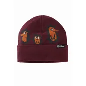 Czapki dla dzieci - Czapka zimowa dla dziecka Jack Wolfskin GLEELY BEANIE K boysenberry 51 - ONE SIZE - miniaturka - grafika 1