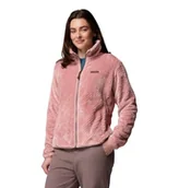 Kurtki damskie - Columbia Damska kurtka polarowa Fire Side 2 Sherpa zapinana na zamek błyskawiczny, różowa gumka, XS - miniaturka - grafika 1