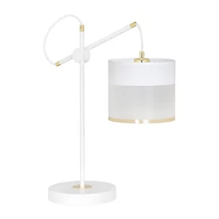 Emibig Monolit lampka stołowa 1-punktowa biała 589/LN1 589/LN1 - Lampy stojące - miniaturka - grafika 1