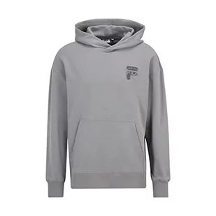 FILA Męska bluza z kapturem Baar Oversized, Night Owl, XS - Bluzy męskie - miniaturka - grafika 1