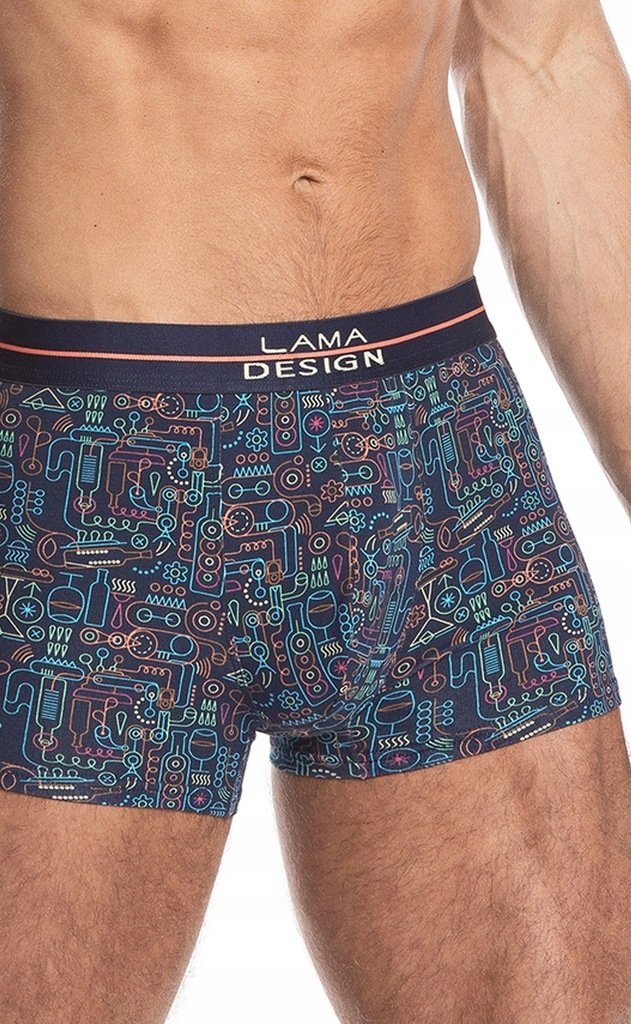 LAMA Bokserki męskie WIELOKOLOROWE r. L