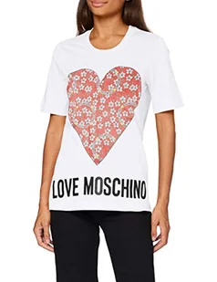 Love Moschino T-shirt damski - Koszulki i topy damskie - miniaturka - grafika 1