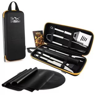 Grillfather BBQ Legend Set - maty i akcesoria grillowe - prezent dla Taty - Księgarnia OUTLET - miniaturka - grafika 1