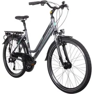 Rowery - Rower trekkingowy INDIANA X-Road 3.0 D17 26 cali damski Grafitowy - miniaturka - grafika 1