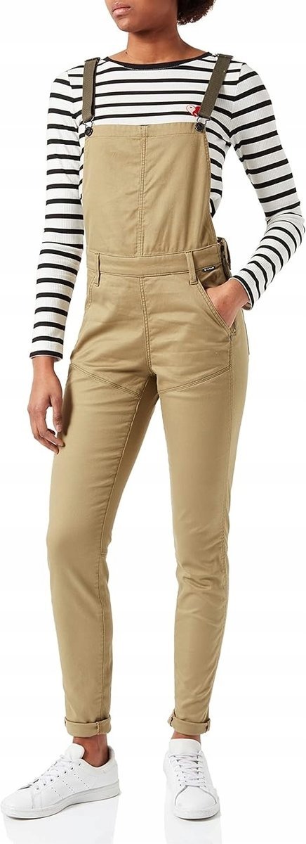 G-Star Raw Ogrodniczki Damskie Zielone Rozmiar 24 Rurki