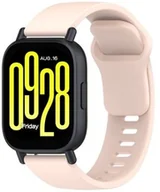 Akcesoria do smartwatchy - Bizon Silikonowy pasek Strap Watch Silicone do Xiaomi Redmi Watch 5 Lite / 5 Active, różowy - miniaturka - grafika 1