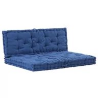 Poduszki na krzesła - vidaXL Poduszki na podłogę lub palety 2 szt., bawełna, jasnoniebieskie vidaXL - miniaturka - grafika 1