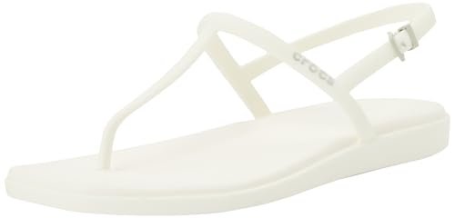 Crocs Damskie japonki Miami Thong Flop, kredowe, 40 UK, Kreda, 39/40 EU