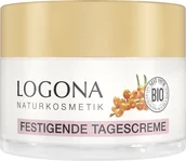 Kremy do twarzy - Logona Ujędrniający krem na dzień z organicznym rokitnikiem i organiczną różą damasceńską 50.0 ml - miniaturka - grafika 1